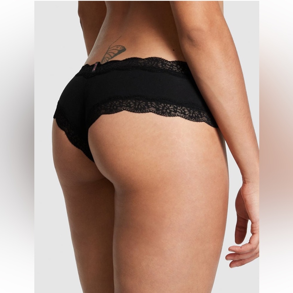 PINK Everyday Lace-trim cheekster Panty